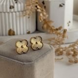 Alhambra Radiant Clover Stud Earrings