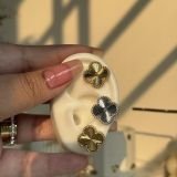 Alhambra Radiant Clover Stud Earrings