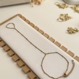 Lunara Fine Link Hand Chain Bracelet