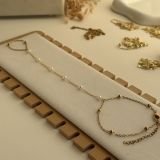 Aurielle Pearl Hand Chain Bracelet