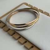 Trinity Harmony Triple-Tone Bracelet