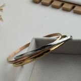 Trinity Harmony Triple-Tone Bracelet