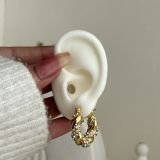 Aurelia Twist Pavé Hoops