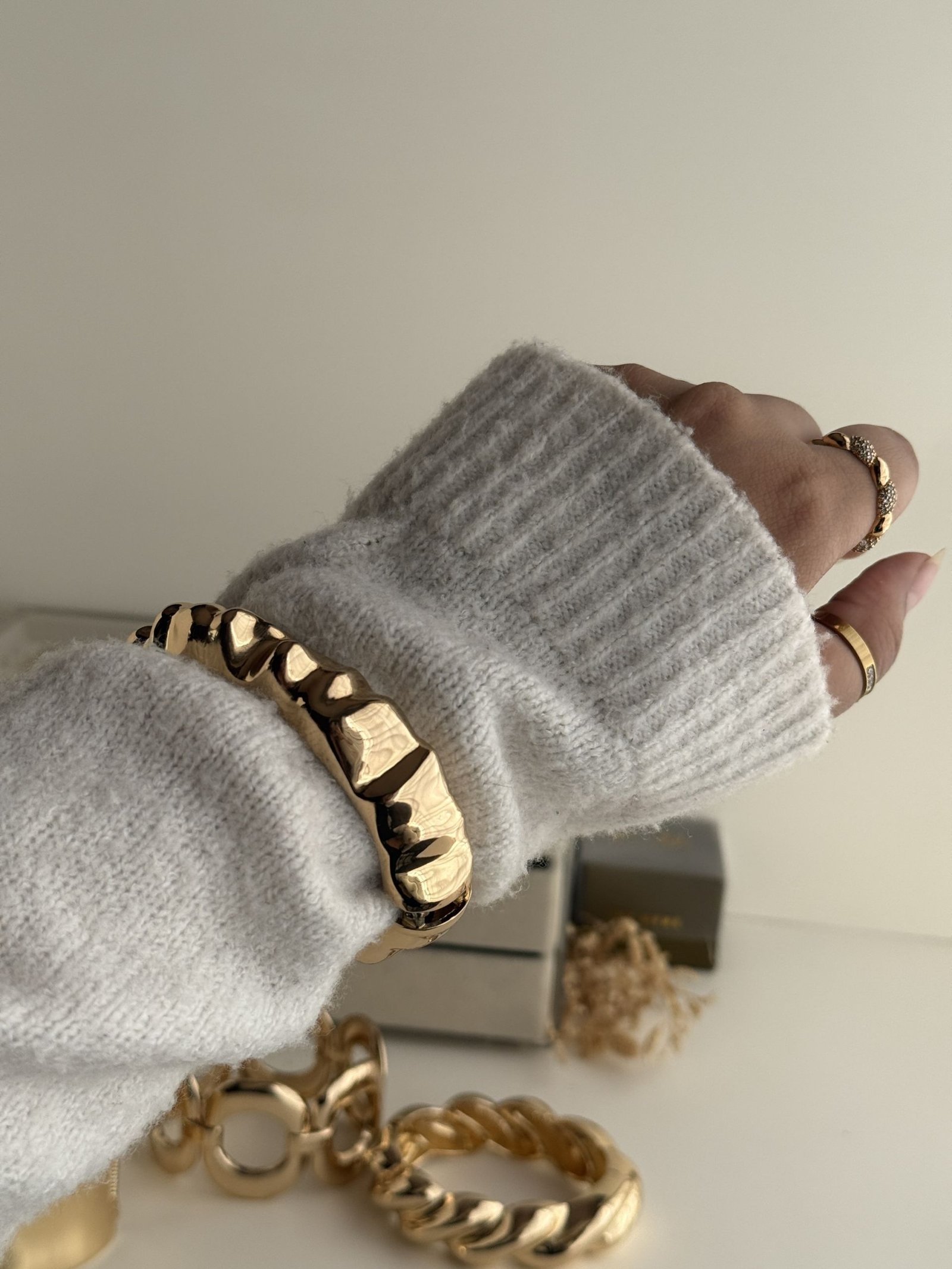 Elara Ripple Luxe Cuff