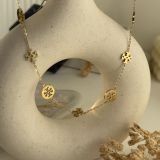 Aurelia Medallion Charm Chain Necklace