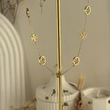 Aurelia Medallion Charm Chain Necklace