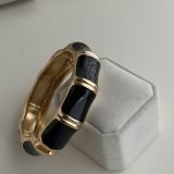 Aurevia Bamboo Enamel Cuff