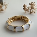 Aurevia Bamboo Enamel Cuff