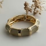 Aurevia Bamboo Enamel Cuff