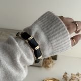 Aurevia Bamboo Enamel Cuff