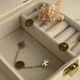 Aurelia Medallion Charm Chain Necklace