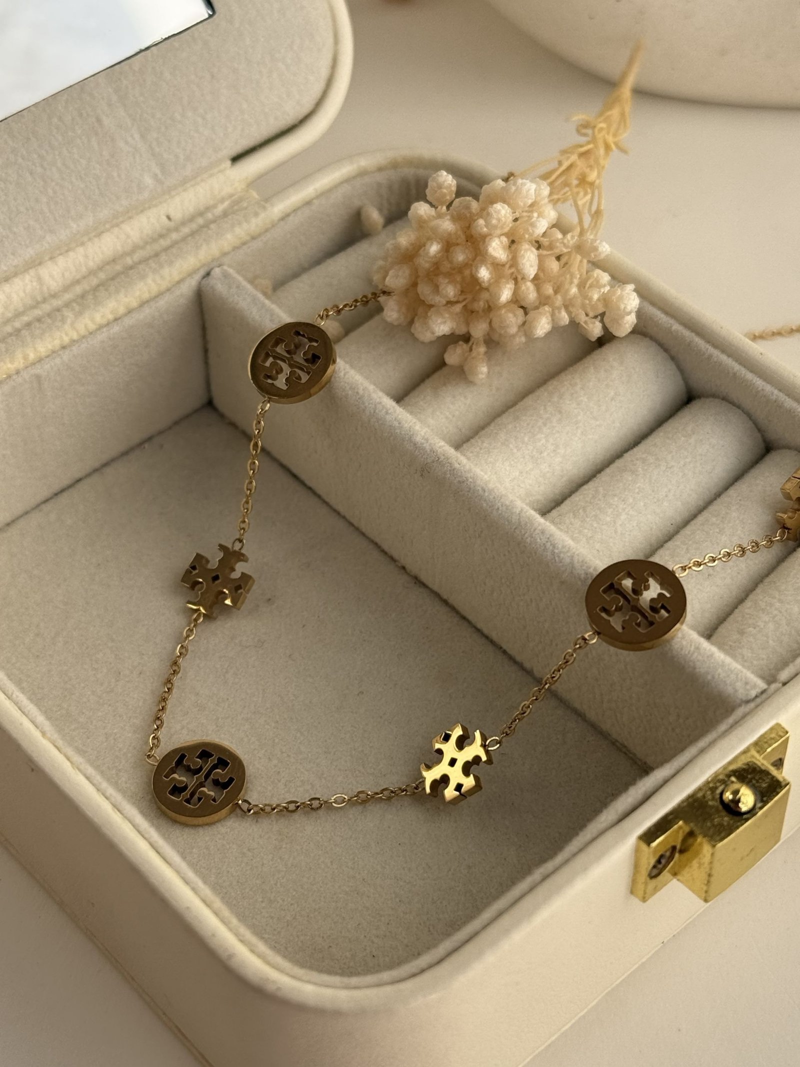 Aurelia Medallion Charm Chain Necklace