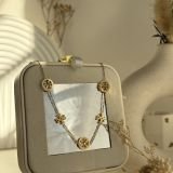 Aurelia Medallion Charm Chain Necklace