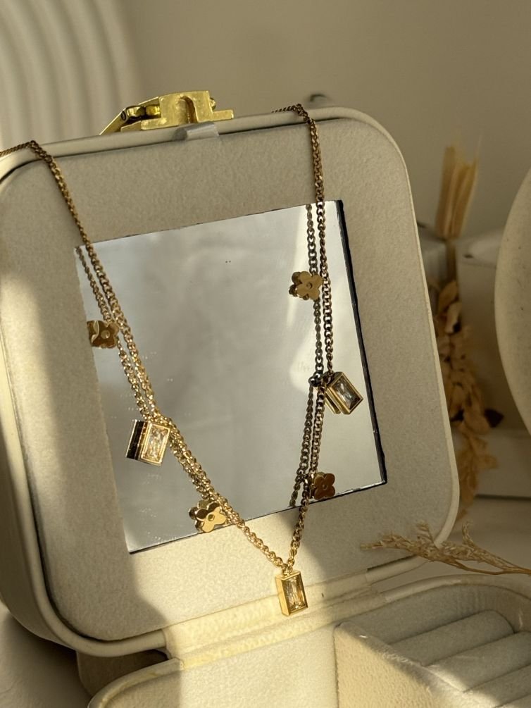 Aurielle Prism Charm Necklace