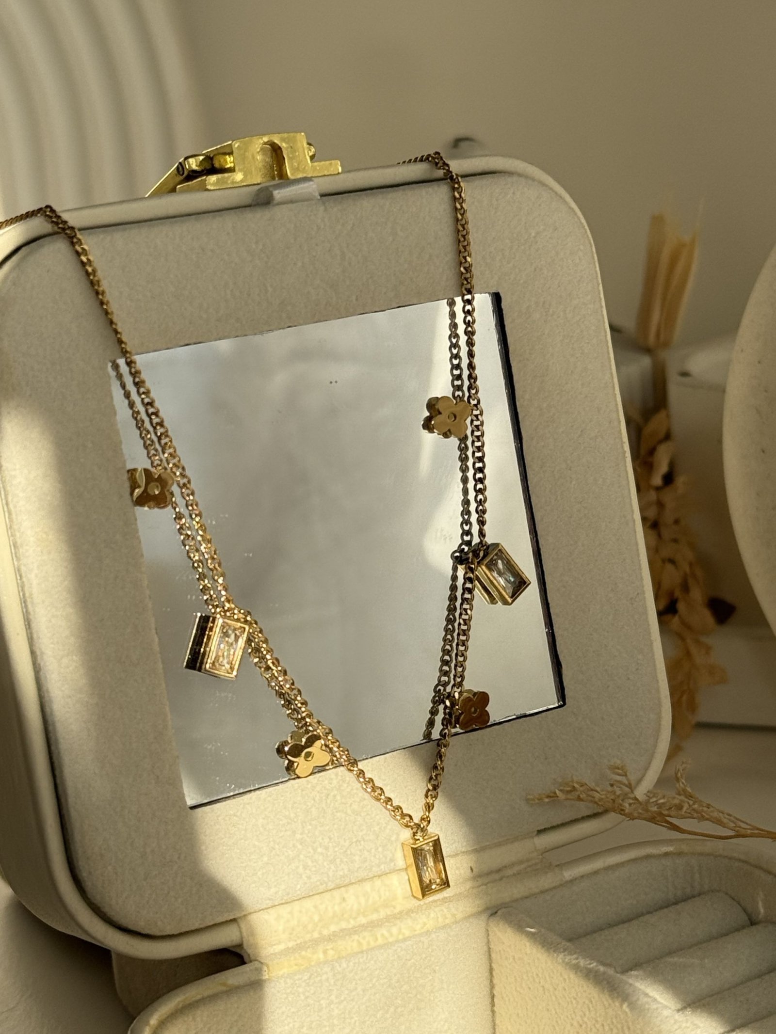 Aurielle Prism Charm Necklace