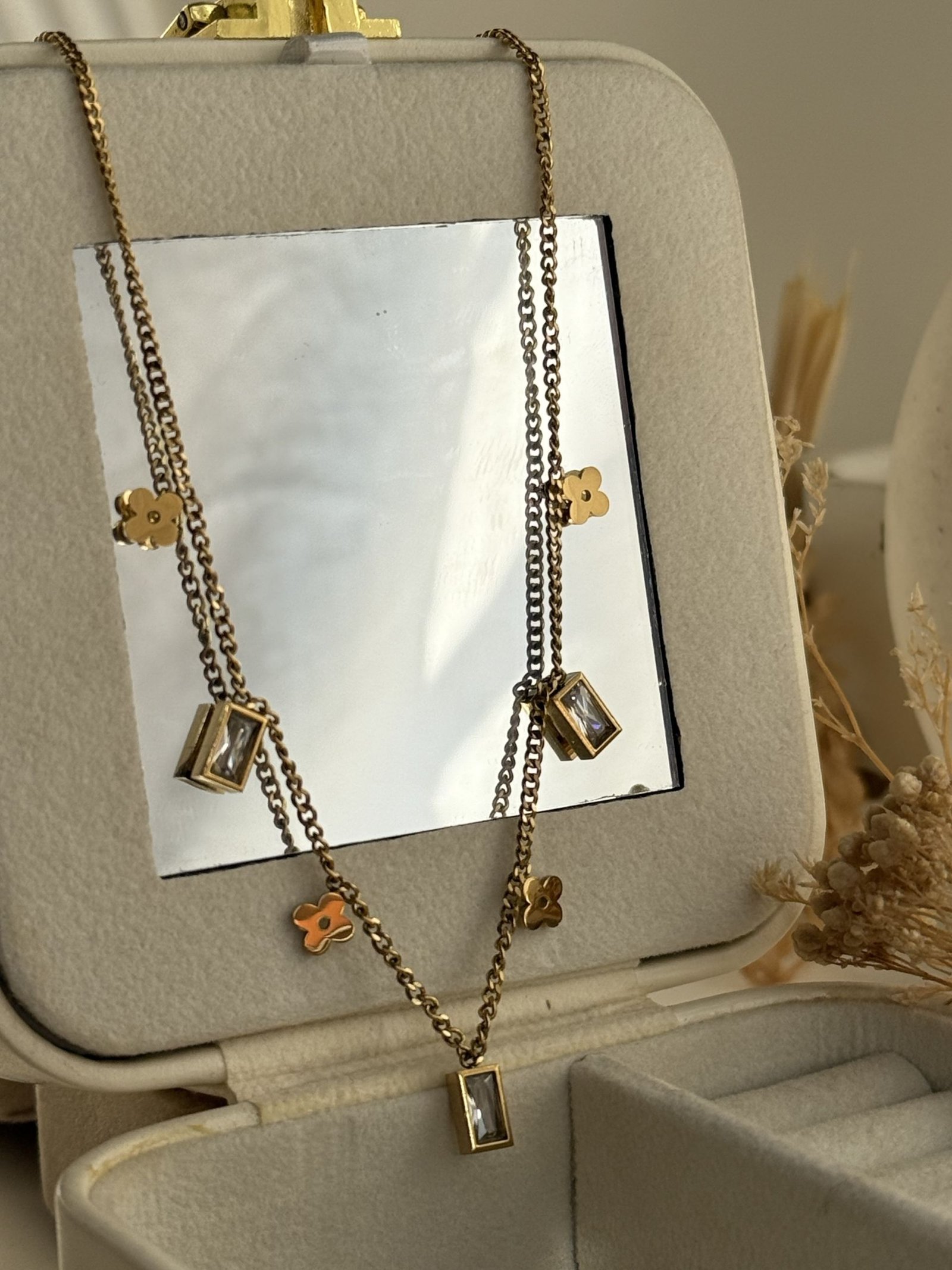 Aurielle Prism Charm Necklace