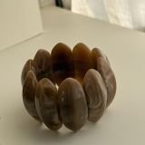 Geometric Resin Stretch Cuff