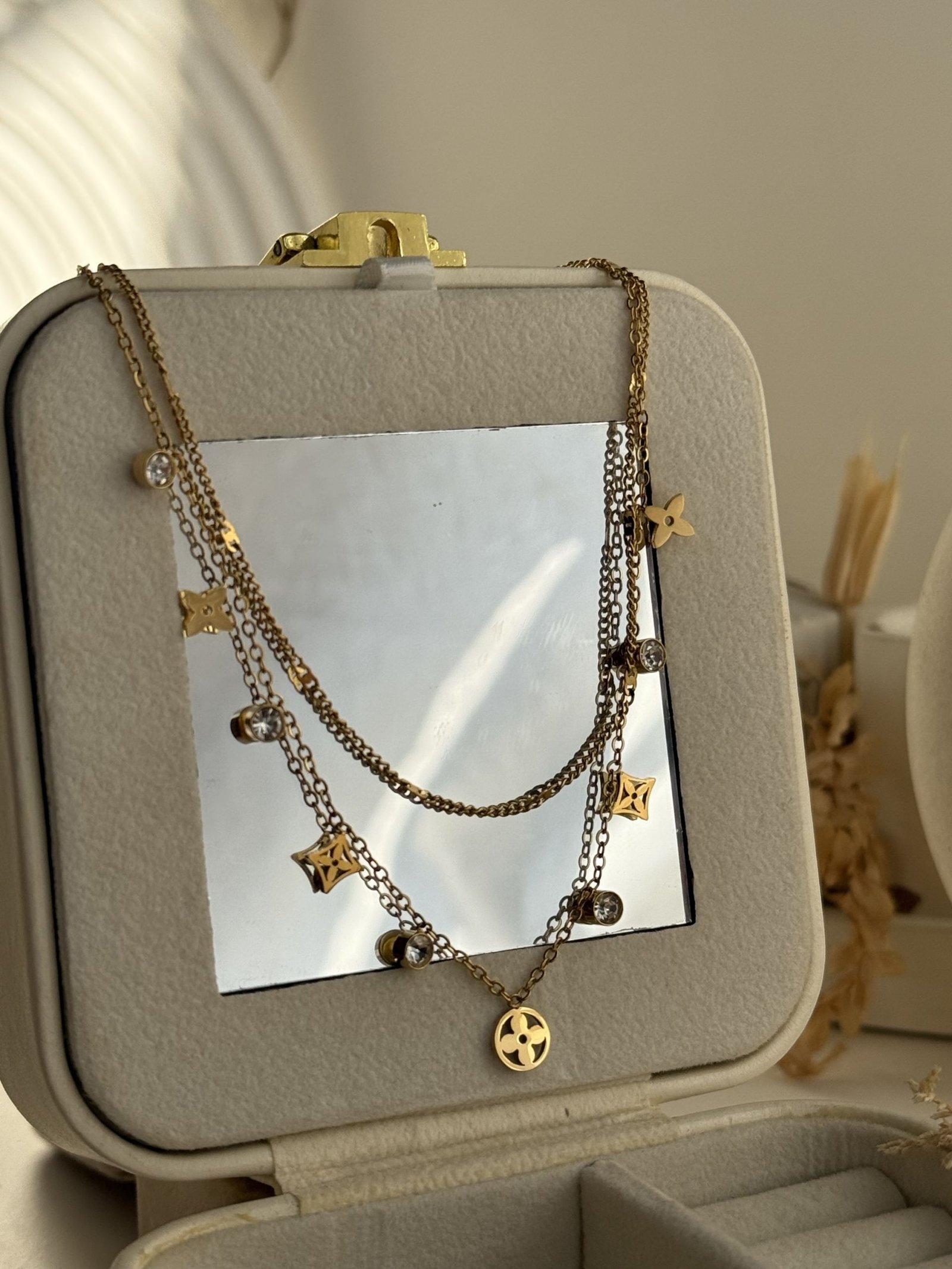Aurélia Layered Charm Necklace