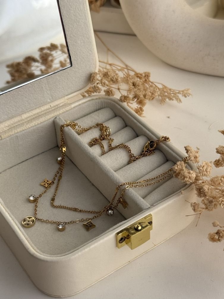 Aurélia Layered Charm Necklace