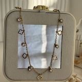 Floréa Crystal Charm Chain Necklace