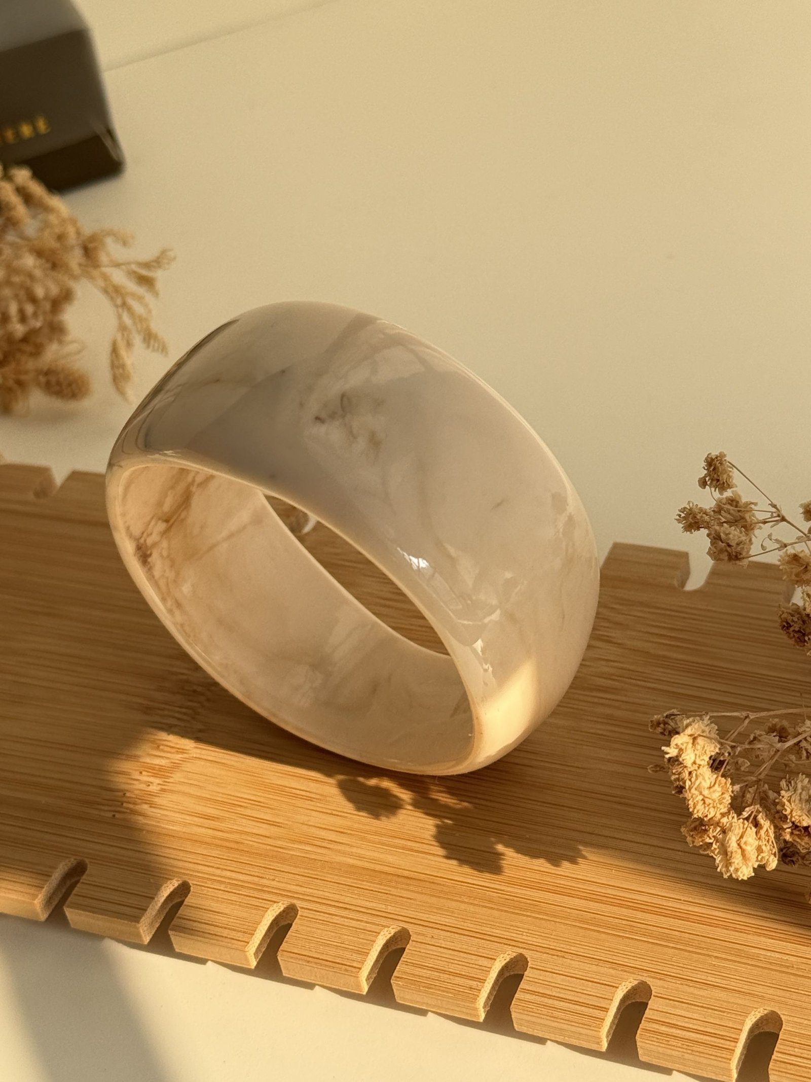 Ivory Marble Luxe Cuff