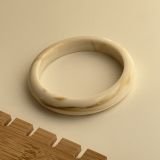 Beige Marble Resin Cuff