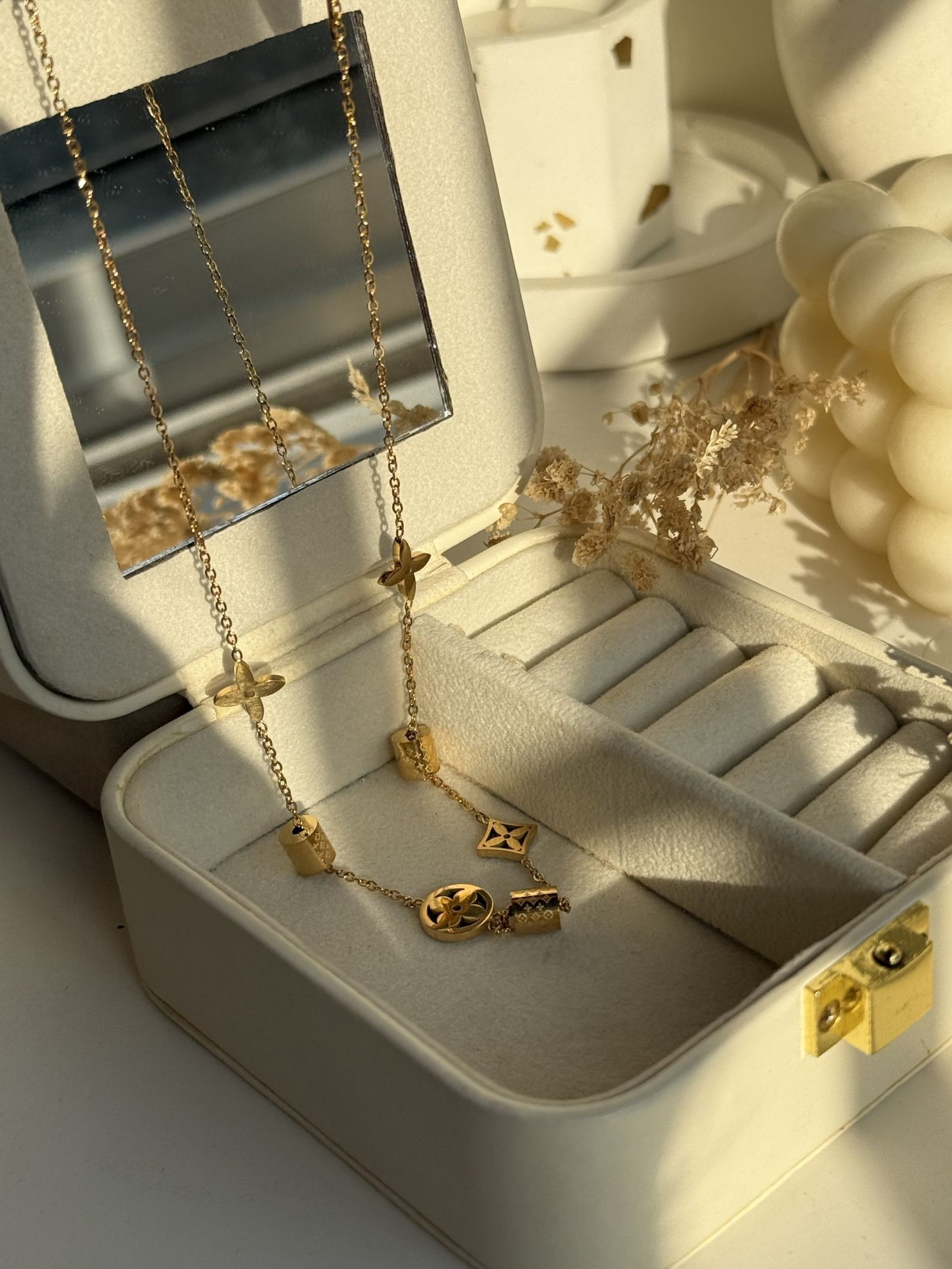 Floréa Dual Charm Chain Necklace