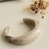 Marbled Resin Open Cuff