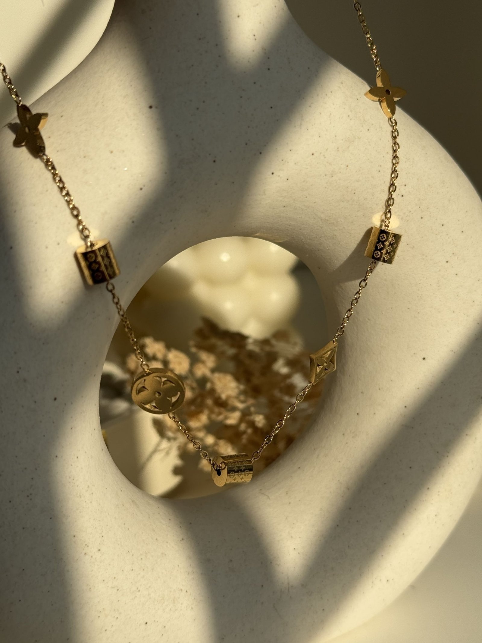 Floréa Dual Charm Chain Necklace