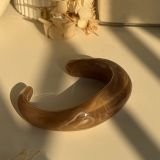 Marbled Resin Open Cuff