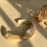 Amber Marble Resin Cuff