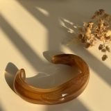 Amber Marble Resin Cuff
