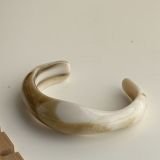 Amber Marble Resin Cuff