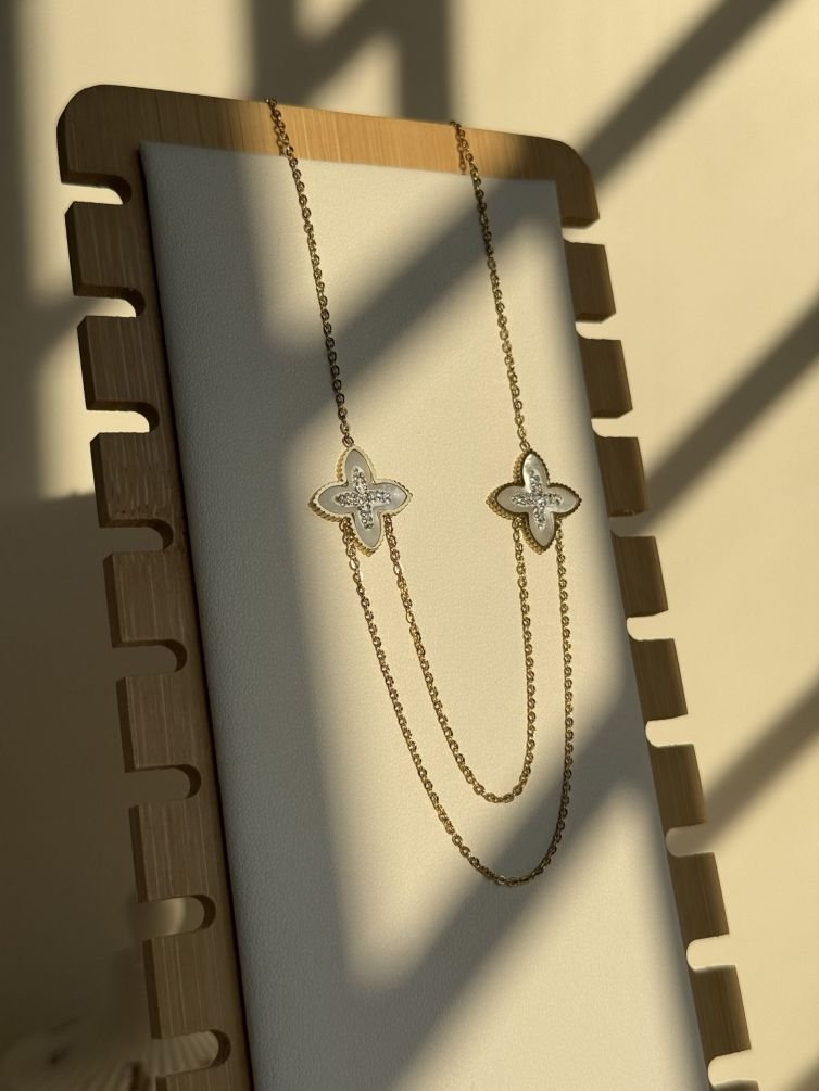 Venetia Bloom Dual Chain Necklace