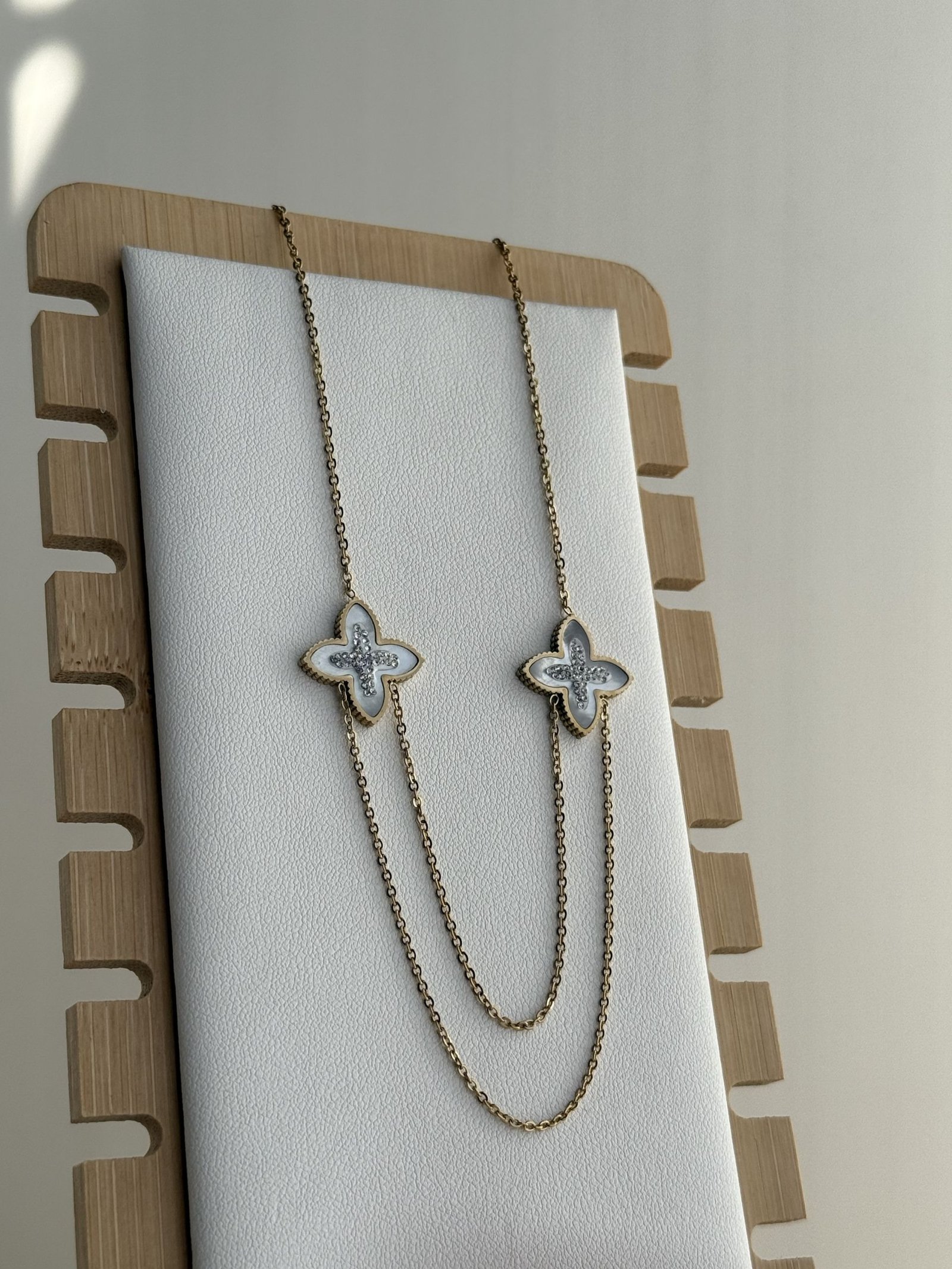 Venetia Bloom Dual Chain Necklace