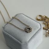 Celestia Halo Crystal Necklace