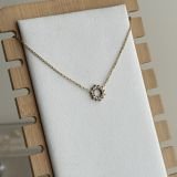 Celestia Halo Crystal Necklace