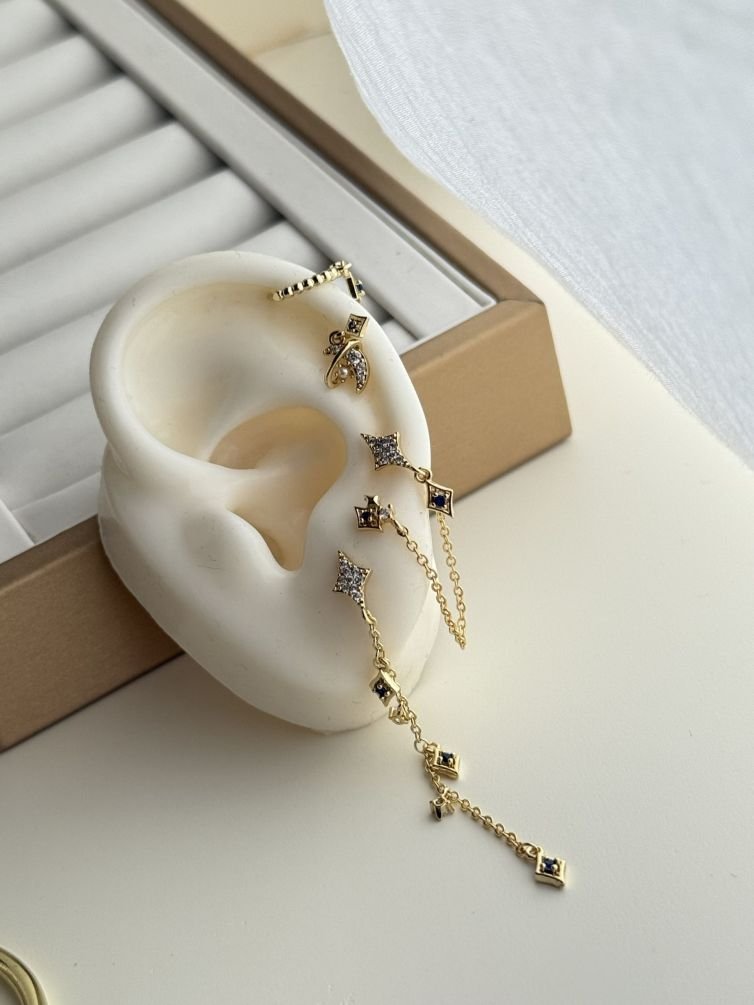 Constellation Chain Ear Stack Set (5-Piece)