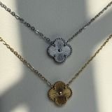 Velmora Laser Clover Necklace