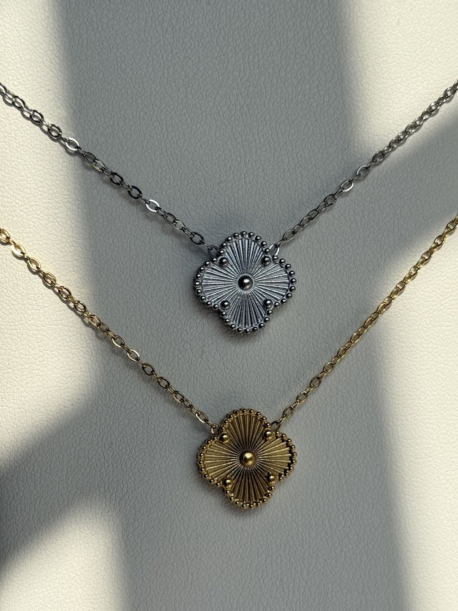 Velmora Laser Clover Necklace