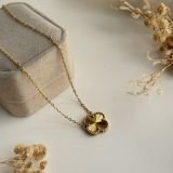 Velmora Laser Clover Necklace