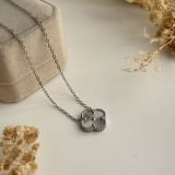 Velmora Laser Clover Necklace