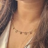 Floréa Crystal Charm Chain Necklace