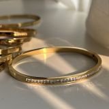 Lunara Diamond Line Bangle