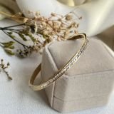 Lunara Diamond Line Bangle