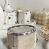Lunara Diamond Line Bangle