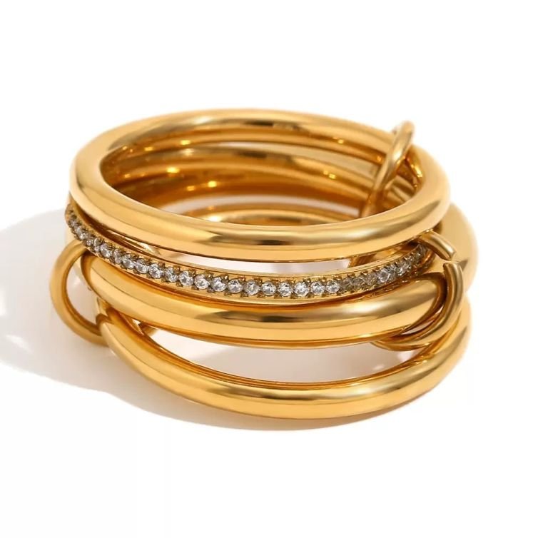 Christabel Quadra Stack Ring