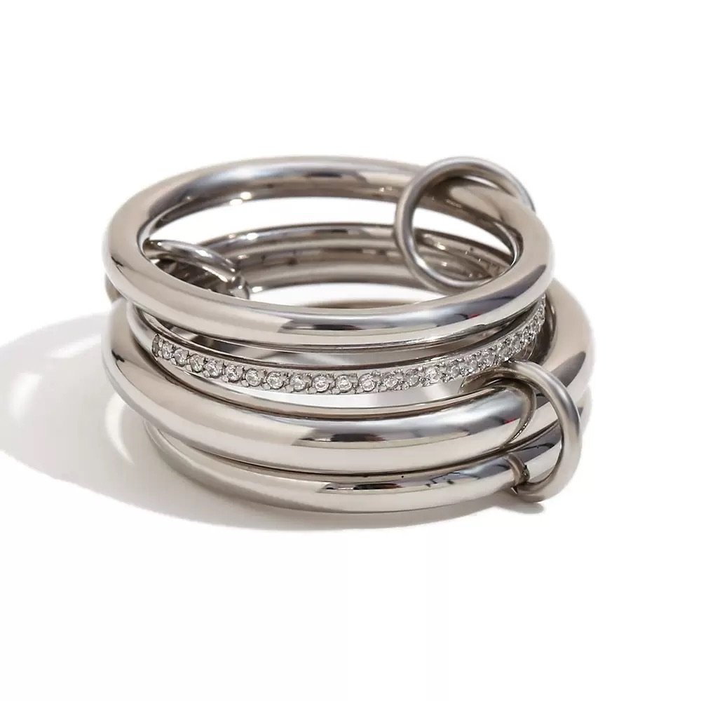 Christabel Quadra Stack Ring