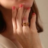 Christabel Quadra Stack Ring