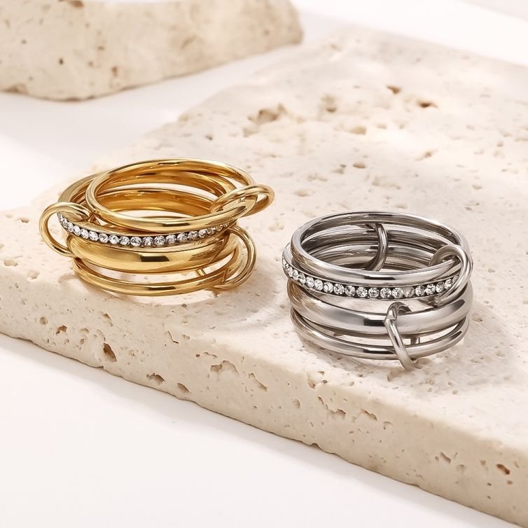 Christabel Quadra Stack Ring